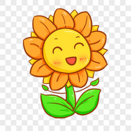 向日葵卡通图片素材 向日葵卡通png设计图片下载 熊猫办公
