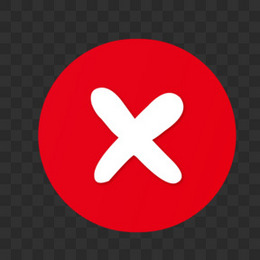 打叉图标图片_打叉图标素材_打叉图标PNG大全下载_熊猫办公