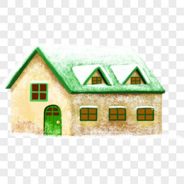 绿色房屋圣诞图片