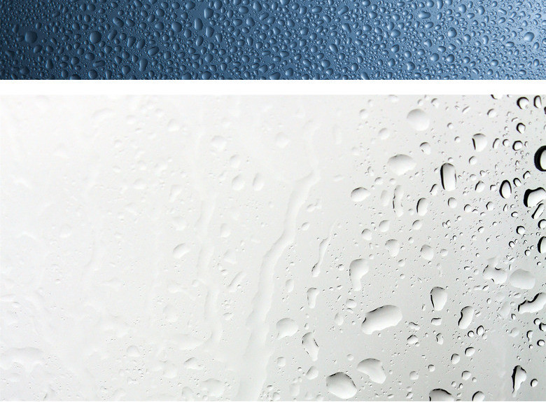 玻璃上的水珠ppt背景图片