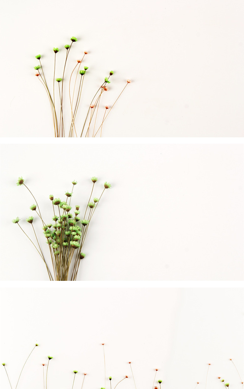 简约花束碎花背景图片ppt模板下载 背景图片ppt 熊猫办公