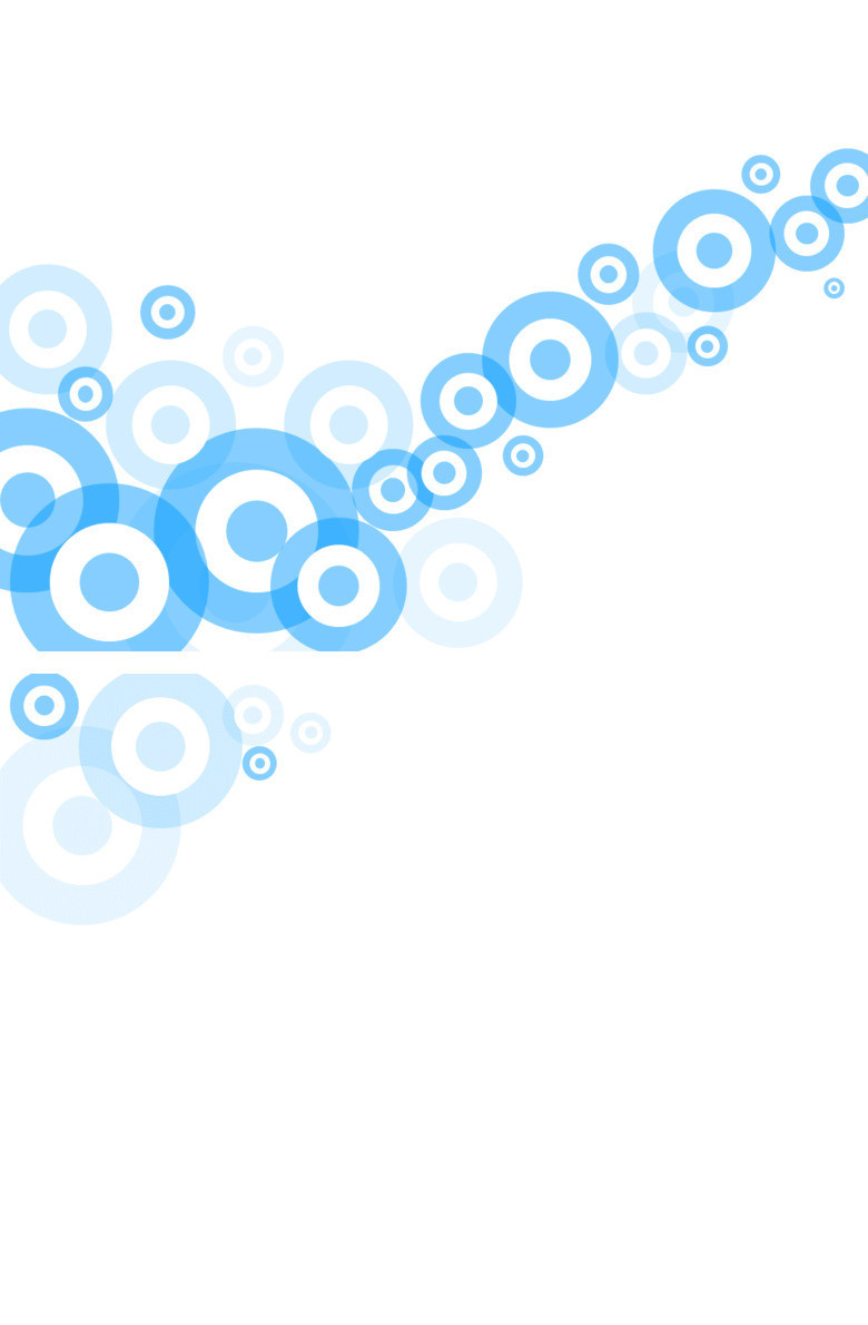 艺术设计蓝色圆圈ppt背景