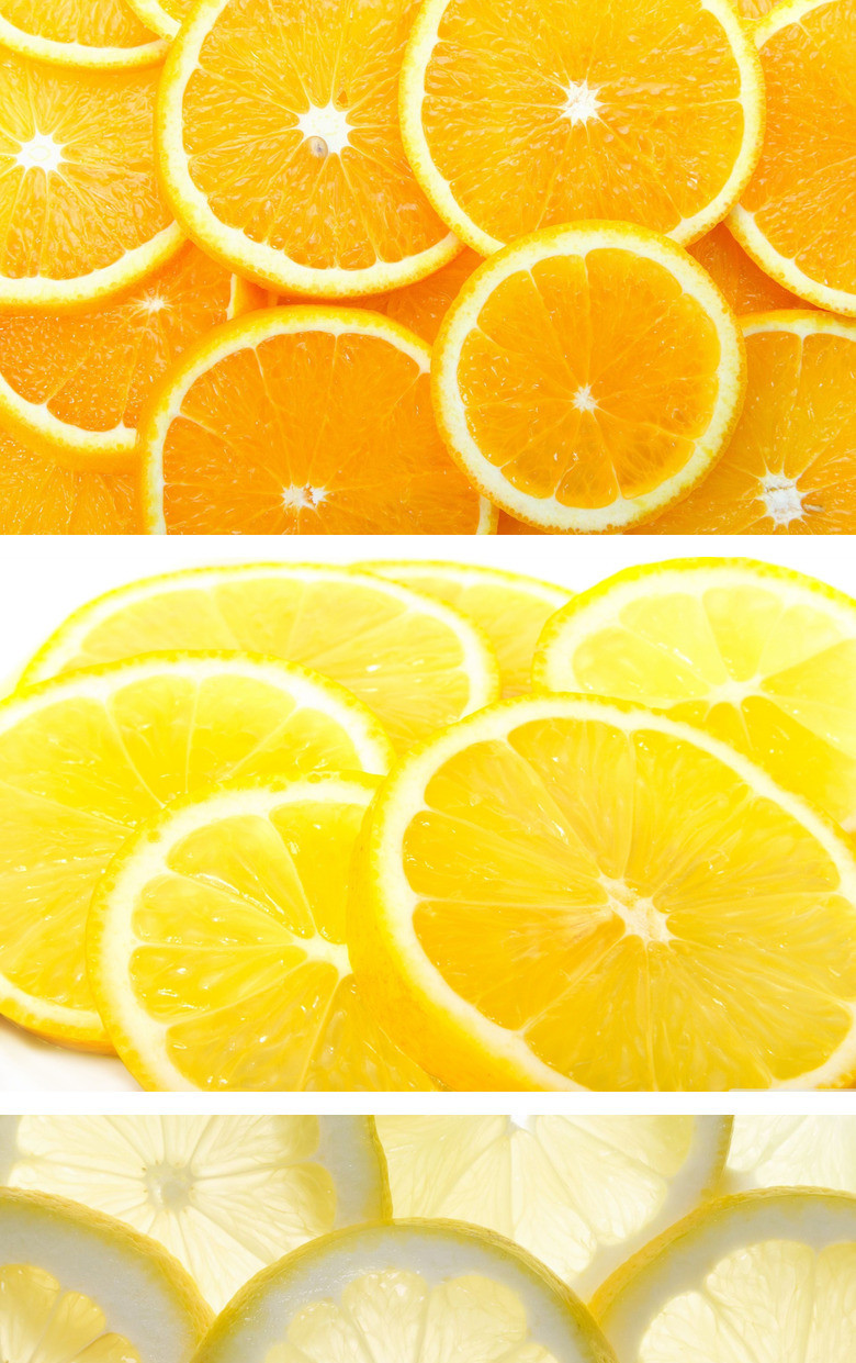 美味黄柠檬ppt背景图片