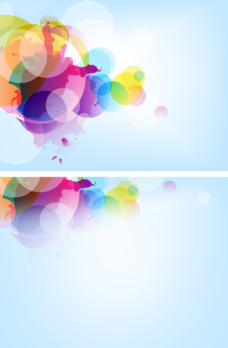 水彩艺术效果PPT背景图片