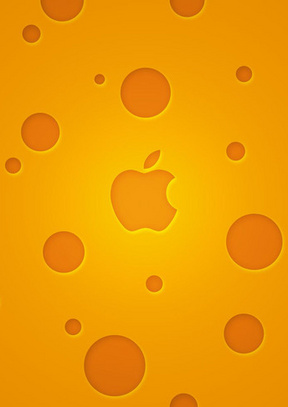 苹果公司LOGO标志PPT背景图片