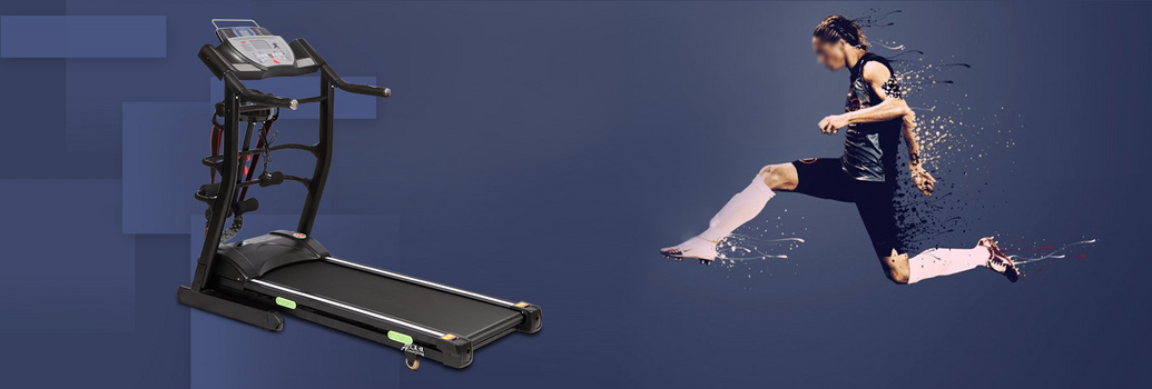 运动跑步机背景banner