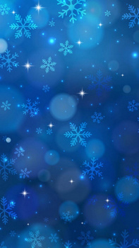 蓝色雪花圣诞节h5背景