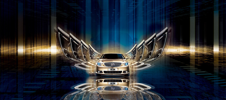 大气炫酷汽车背景banner