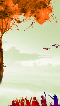 同学聚会回忆青春留念喷溅h5背景