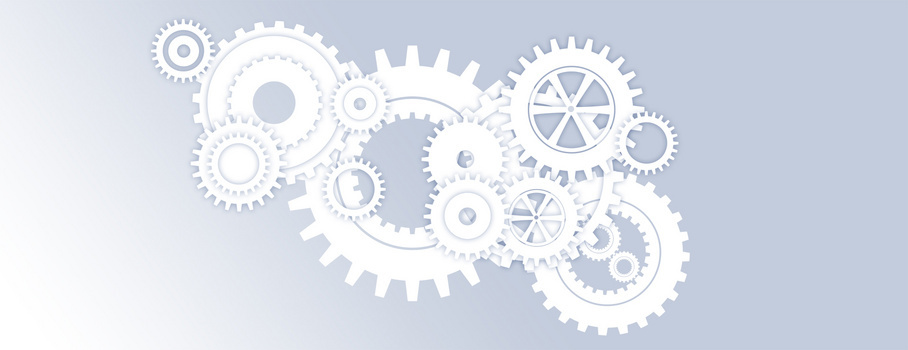 机械工业齿轮背景banner