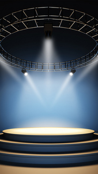 唯美舞台h5背景