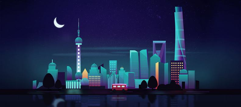 夜上海背景