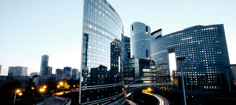 城市大厦商务背景banner