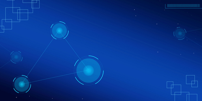 蓝色科技虚拟几何背景