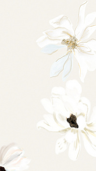 淡雅手绘花朵h5背景