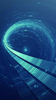 光影特效科技背景蓝色炫酷光束