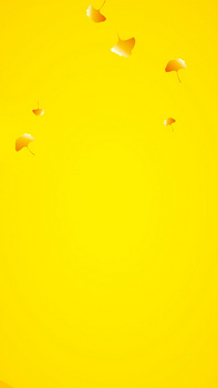 纯色黄色简约h5背景