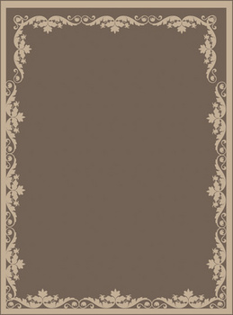 矢量欧式花纹西式菜单背景