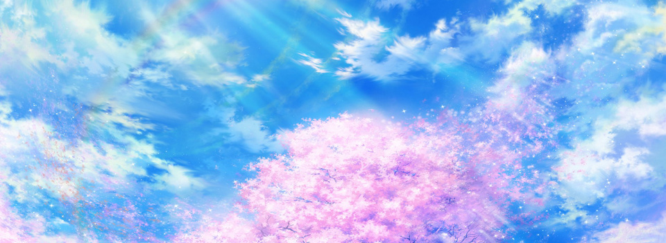 動漫夢幻天空背景banner