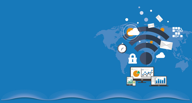 互联网大会宣传背景板