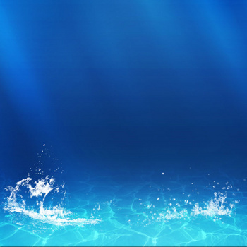 蓝底海水背景