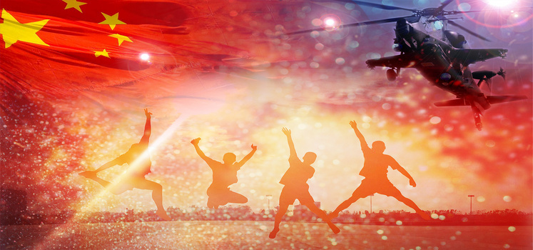 挥洒热血 无悔青春海报背景