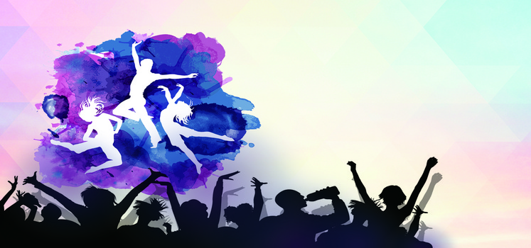 少儿才艺大赛海报背景素材