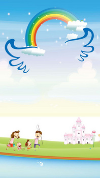 一家人卡通背景图片大全 一家人卡通背景素材下载 熊猫办公