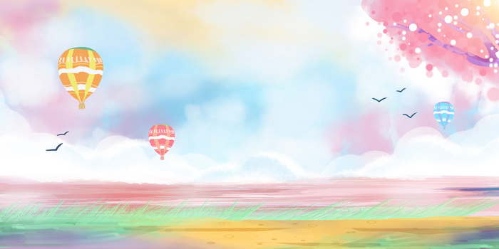 电商小清新背景