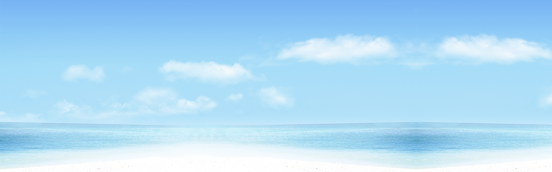 清爽蓝色天空淘宝海报