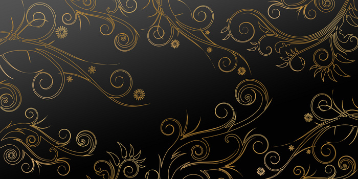 黑金奢华大气欧式花纹背景