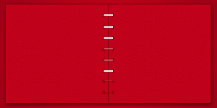 翻页书本红色底纹创意合成背景