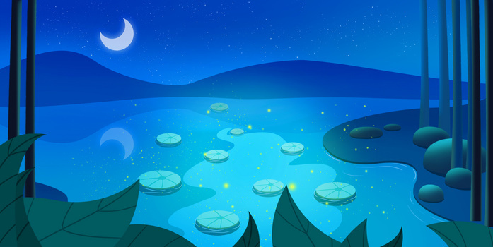 月色背景图片大全 月色背景素材下载 熊猫办公