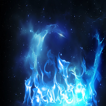 蓝色火焰气体壁纸