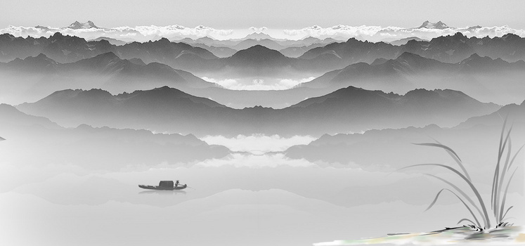 水墨群山海报bannerjpgpsd像素:1920 x 900格式: psd