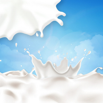 飞溅牛奶奶粉蓝色psd分层主图背景素材