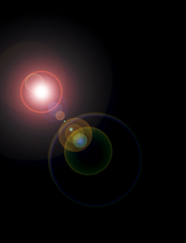 光镜头光晕png素材