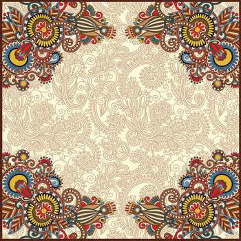 装饰民族风花纹底纹背景