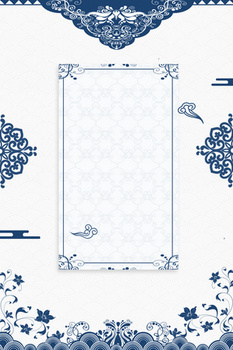 青花瓷花纹背景图片大全 青花瓷花纹背景素材下载 熊猫办公