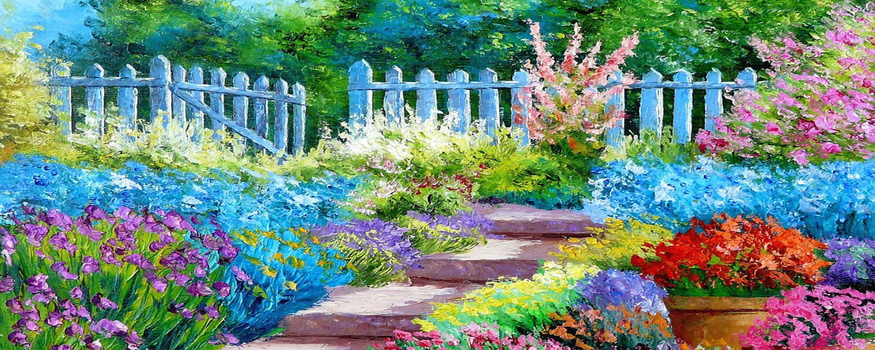 油画花朵插画背景图背景图片素材免费下载 插画背景 19 768像素 熊猫办公