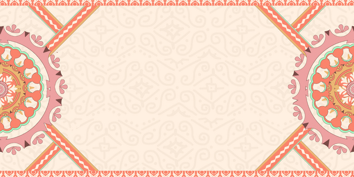 中国风花纹民族风彩色传统图案背景