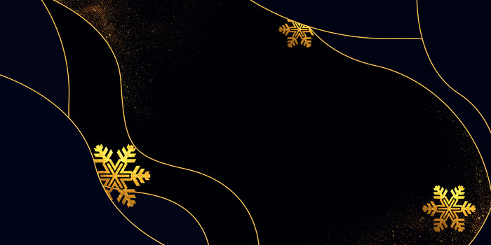 高档创意剪纸风黑金色背景