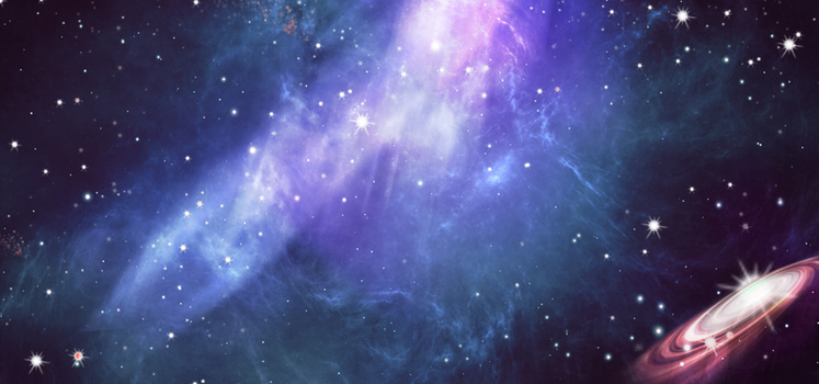 大气宇宙梦幻星空背景