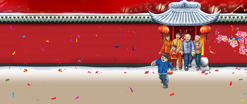 放鞭炮背景图片大全_放鞭炮背景素材下载_熊猫办公