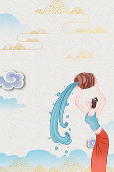 傣族泼水节背景图片大全_傣族泼水节背景素材下载_熊猫办公