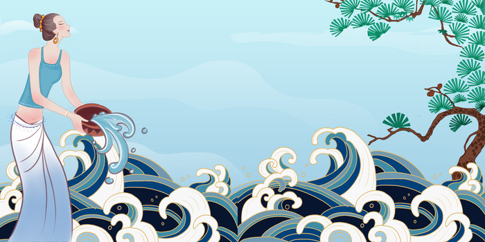 傣族泼水节背景图片大全_傣族泼水节背景素材下载_熊猫办公