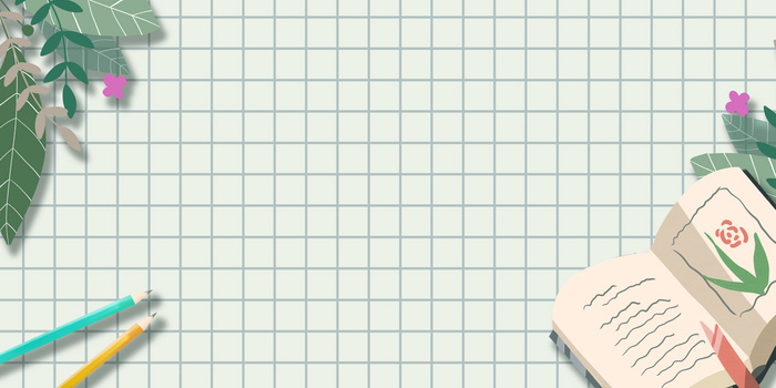 简洁世界读书日书本铅笔植物纹理背景