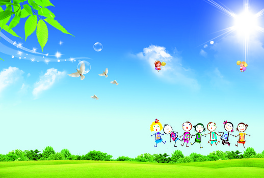 英语校本课程封皮背景素材