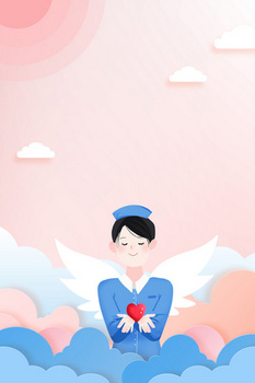 文艺小清新512国际护士节背景