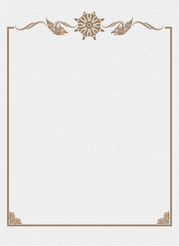欧式边框证书背景素材
